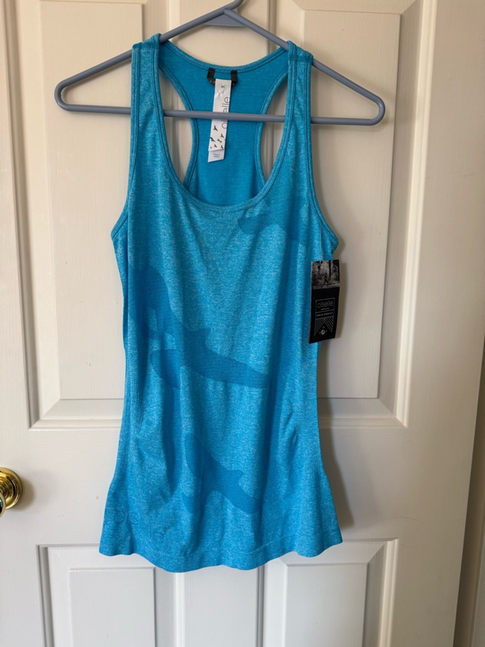 oiselle turquoise racerback training tank - Picture 6 of 6